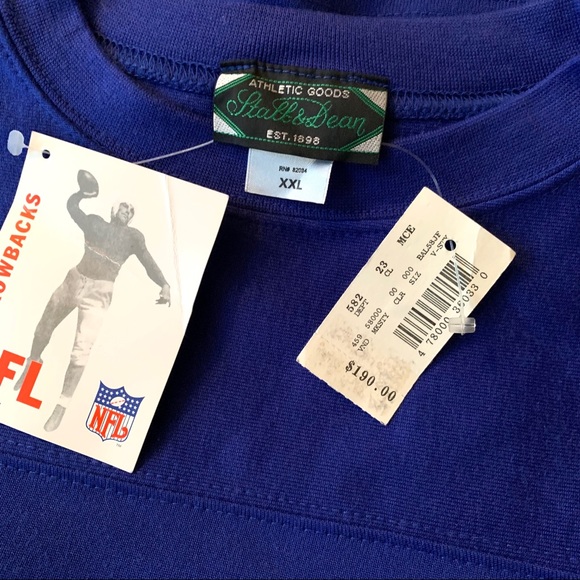 NWT VINTAGE STALL & DEAN BALTIMORE COLTS JERSEY - Picture 7 of 7